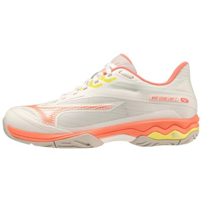 Zapatos Mizuno WAVE Exceed Light 2 AC Mujer Blancos / Coral / Amarillos - Chile M402DLOISU